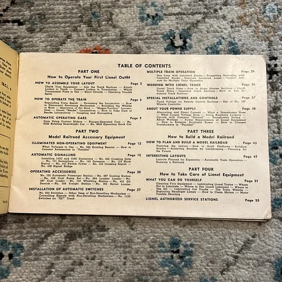 Vintage Train Instruction Books Collection 1950s Lionel & Gilbert American Flyer - Picture 5 of 16